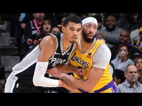 San Antonio Spurs Vs La Lakers Starting Lineups And Depth Charts For