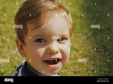 Portrait Of A Smiling Boy Stock Photo Alamy