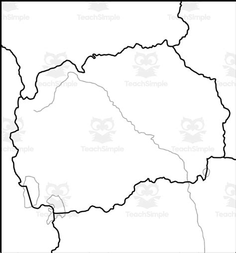 North Macedonia Map Resources by Teach Simple
