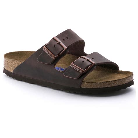 Birkenstock Arizona Soft Footbed Sandal Habana Oiled Leather Laurie S Shoes