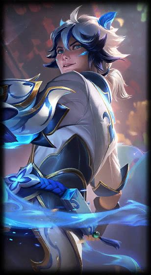 Lol Skin 】 Ezreal Sứ Thanh Hoa Liên Minh Huyền Thoại Trang Phục