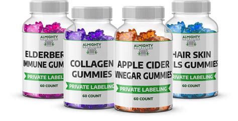 White Label Gummies And White Label Vitamins Almighty Nutrition