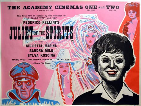 Juliet Of The Spirits British Peter Strausfeld Quad Poster