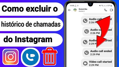 Como excluir o histórico de chamadas do Instagram permanentemente 2023