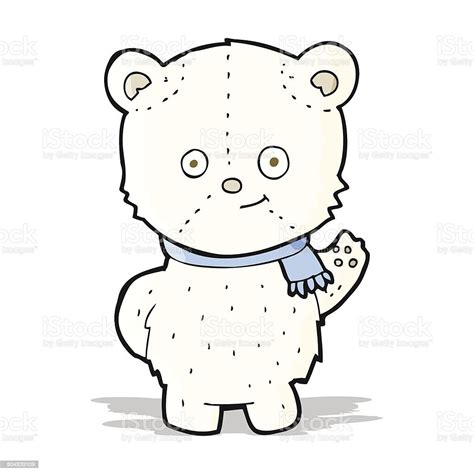 Cute Cartoon Polar Bear Stock Illustration Download Image Now