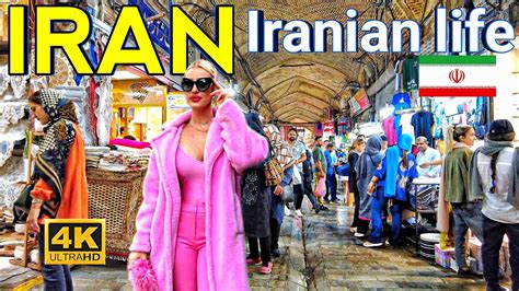 Iran 2023 🇮🇷 The Most Popular And Busiest Market In Tehran Walking Tour Youtube