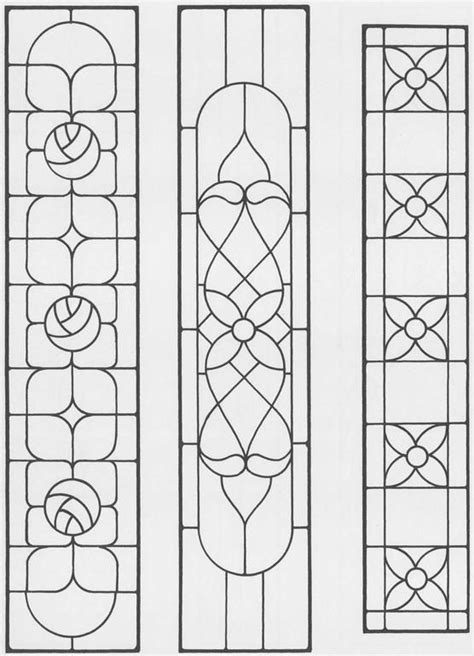 Free Stained Glass Sidelight Patterns Glass Designs