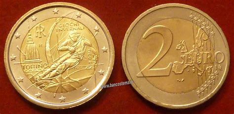 Italia 2 Euro Commemorativo 2006 XX Giochi Olimpici Invernali Torino