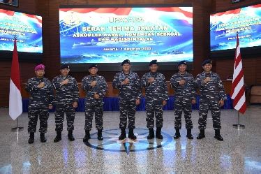 Kasal Pimpin Sertijab Tiga Jabatan Strategis Di Lingkungan TNI AL