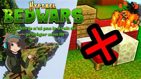 Minecraft Bedwars MAIS je n ai PAS le droit de protéger mon lit