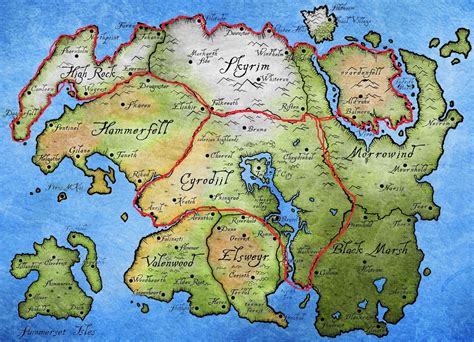 Tamriel Map Easter Egg? : skyrim