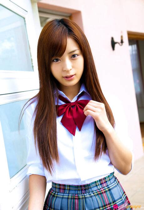 Hot Japanese Schoolgirl Eri Wada Strips And Reveals Her Hot Ass On The