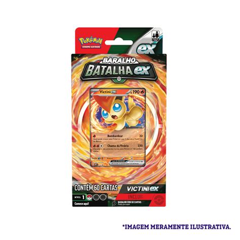 Deck De Batalha Pokémon Tcg Ex Victini Copag Loja