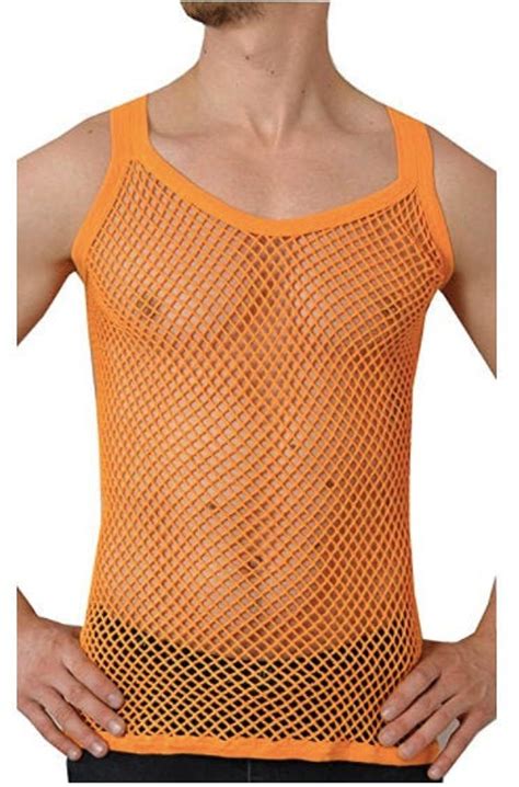 Mens Crystal Mesh Summer Lightweight Cotton String Vests Etsy Uk