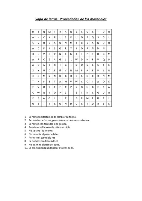 Sopa De Letras Pdf