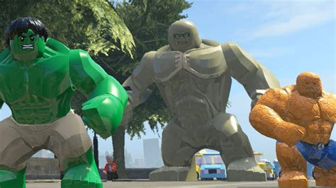 Hulk Transformation Vs Thing Vs Big Abomination LEGO Marvel Super