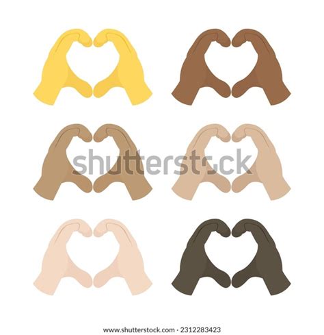 Heart Hand Vector Emoji Flat Design Stock Vector (Royalty Free ...