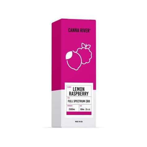 Canna River Full Spectrum Lemon Raspberry Mg Cbd