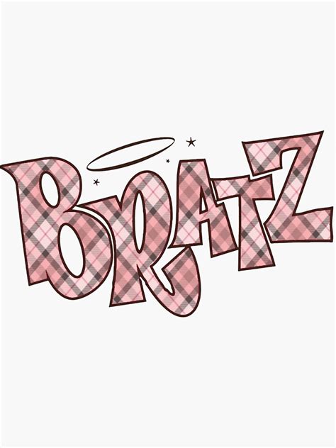 Pink Tartan Bratz Sticker For Sale By Cassietx Redbubble