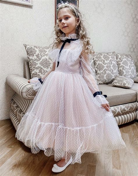 Polka Dot Dress For Girls Dress Fot Little Lady Girls Vintage Dress