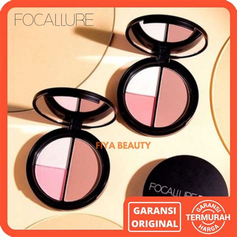 Jual Focallure Trio Blush Highlighter Contour Palette Focallure Contour