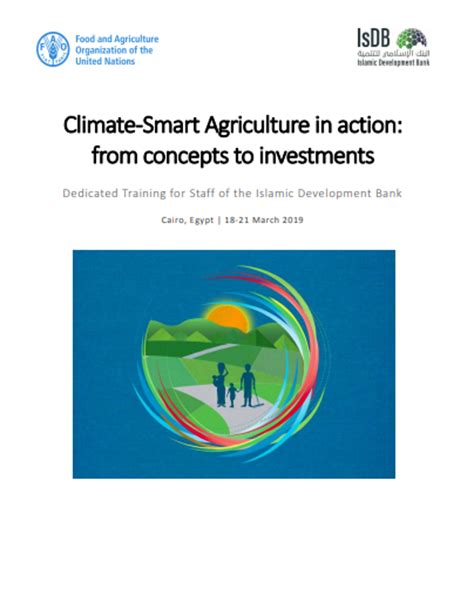 Climate Smart Agriculture In Action From Concepts To Investments