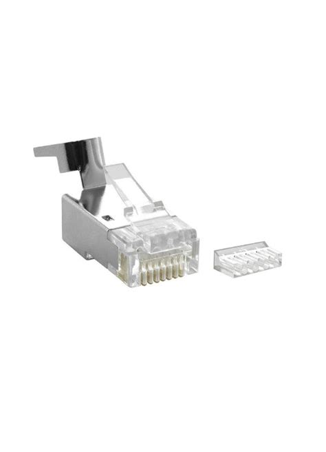 Buy A New Cat6a And Cat7 Sftp Shielded Connector 8 Pin Plug 50 Pcs Saudi Arabia