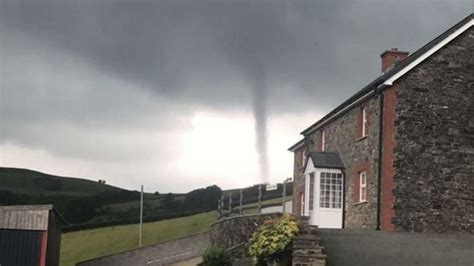 Tornadoes Caught On Camera Across Two Counties In Wales Bbc News