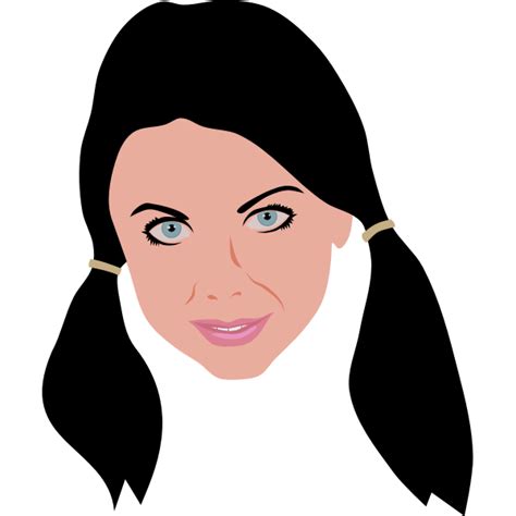 Vector clip art of beautiful woman | Free SVG