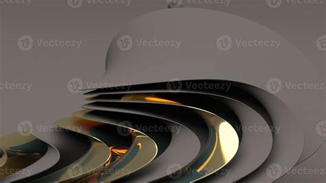 Abstract gold on black wallpaper 3d render. Elegant dark luxury ...