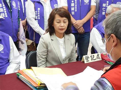 民進黨花蓮立委參選人張美慧登記 誓言接棒蕭美琴為民服務 政治 中時