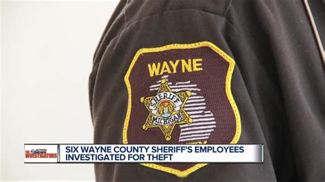 6 Wayne County Sheriffs Employees Suspected Of Theft Prosecutor Weighs