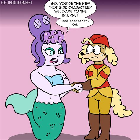 Cuphead Comic One Veteran To Another By Electricbluetempest On Deviantart