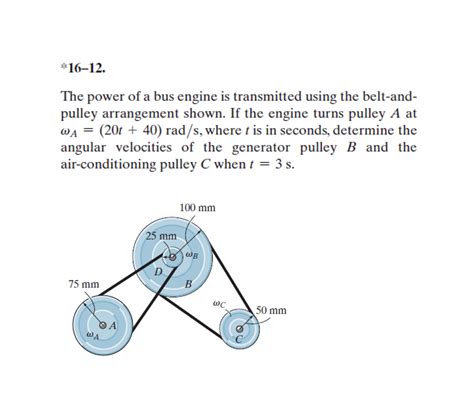 Solved 16 23 If The Motor Turns Gear A With An Angular