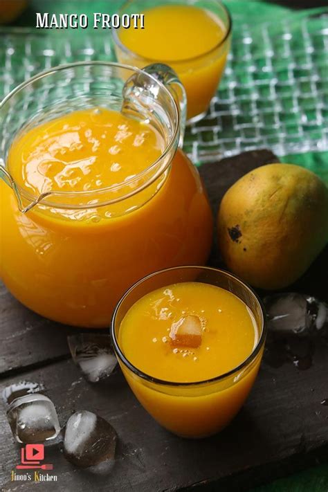 Mango Frooti Recipe Mango Summer Drinks Summer Recipes Jinoos Kitchen