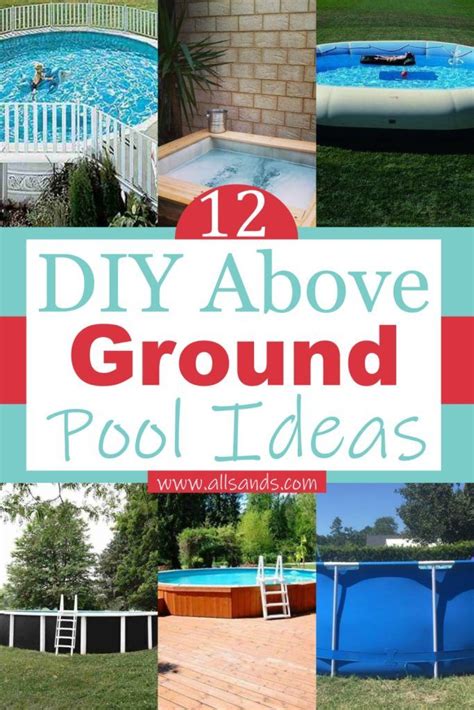 12 Diy Above Ground Pool Ideas On A Budget All Sands