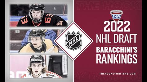 Nhl Draft Rankings Peter Baracchini S March Top Picks Thw