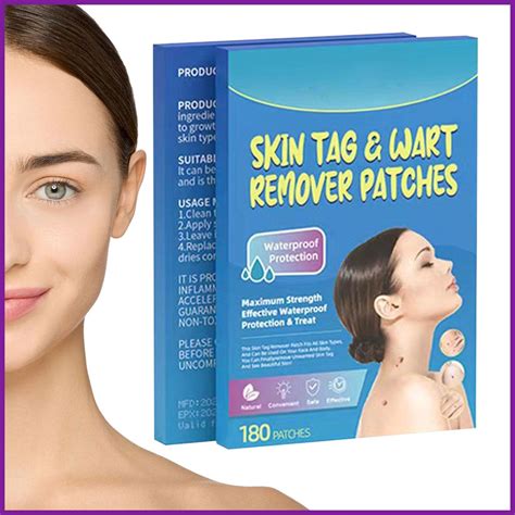 Skin Tags Patches Removal 180 Count Wart Skin Tags Remover Natural