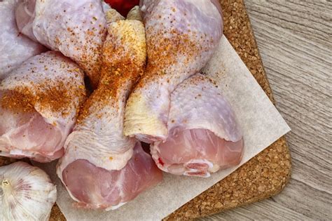 Premium Photo Raw Chicken Legs