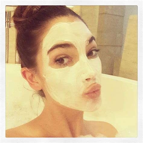 Lily Aldridge Doutzen Kroes And More Treat Their Skin To A Face Mask