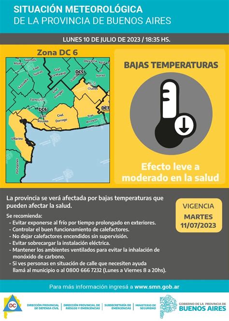 Alerta Por Bajas Temperaturas Lu