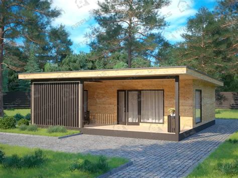 Small house exteriors, Facade house, House in the woods