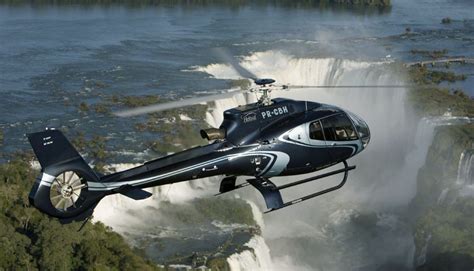 Helicopter Flight Over Iguazu Falls. Mesmerizing Scenes. Argentina