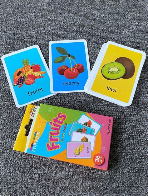 1set Early Education Montessori Flash Cards Set Help Kids Learn Body