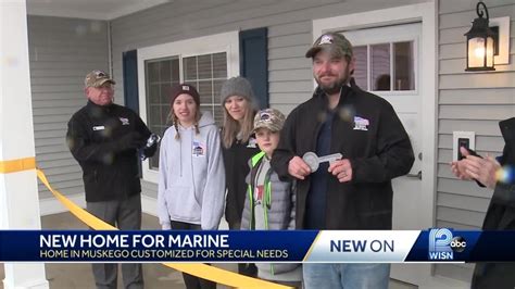 Wounded Marine Veteran Given New Home Youtube