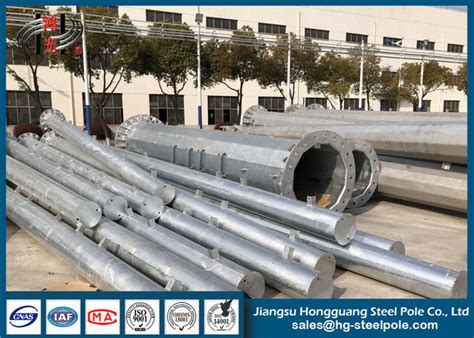 Hot Dip Galvanized Astm A Steel Power Pole