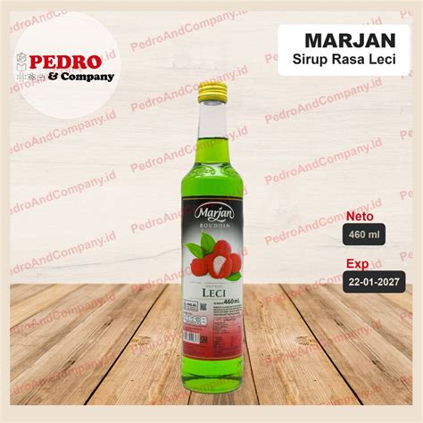 Jual Marjan Sirup Syrup Rasa Leci Lychee 460 Ml Shopee Indonesia