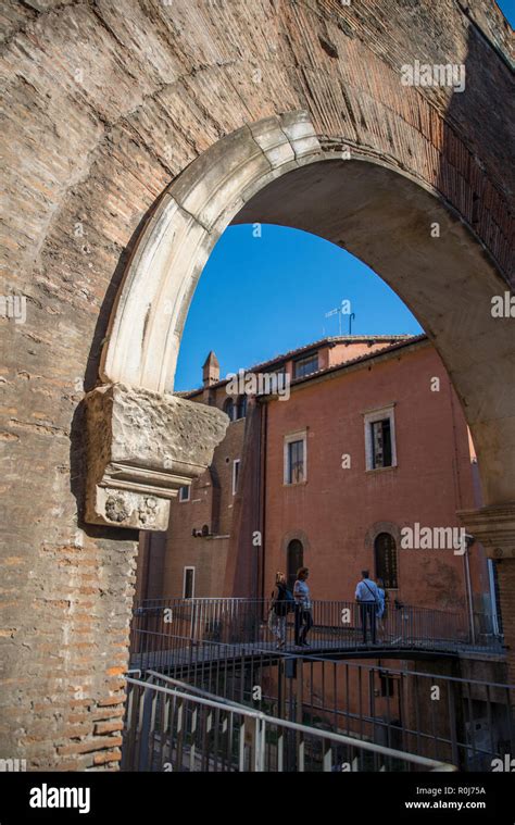 Porticus Of Octavia Hi Res Stock Photography And Images Alamy