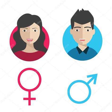 Vector Male And Female Icon Set Gentleman And Lady Toilet Sign Man