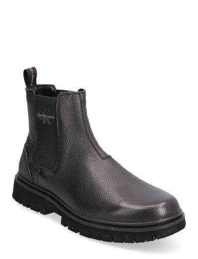 Calvin Klein Eva Mid Chelsea Boot Lth Chelsea Boots Boozt